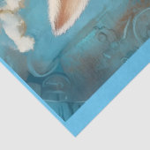 Niedliches Hasenhembit im Boot G2R-Dekoupage Seidenpapier (Ausschnitt)