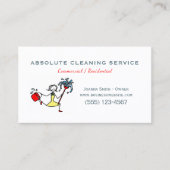 Niedliches Haus Reinigungsservice Beruflich Visitenkarte (Vorderseite)