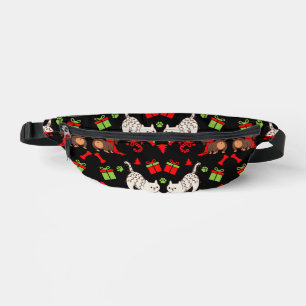 Niedliches Haustier Gemustertes Weihnachtsgeschenk Bauchtasche