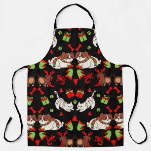 Niedliches Haustier Gemustertes Weihnachtsgeschenk Schürze