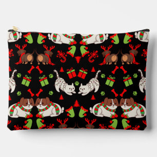 Niedliches Haustier Gemustertes Weihnachtsgeschenk Zubehörtasche