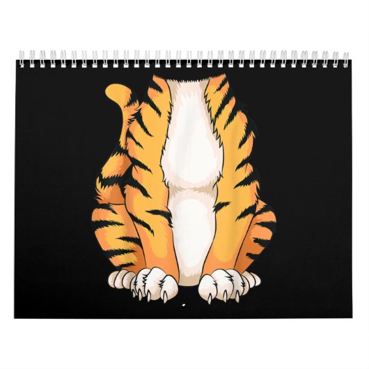 Niedliches Headless Tiger Kostüm Halloween Funny A Kalender (Titelbild)