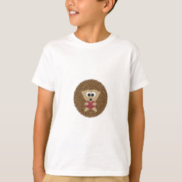 Niedliches Hedgehug, das Herz umarmt T-Shirt
