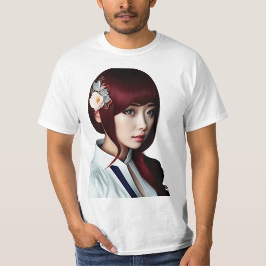 Niedliches heißes Mädchen aus Korea T-Shirt (Vorderseite)