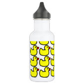 Niedliches helles gelbes Ducky Gummimuster Trinkflasche (Links)