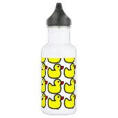 Niedliches helles gelbes Ducky Gummimuster Trinkflasche (Rechts)