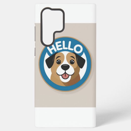 Niedliches "Hello" Mobile Case Samsung Galaxy Hülle (Rückseite)