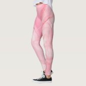 Niedliches hellrosa Marmor Leggings (Links)