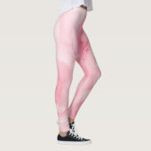 Niedliches hellrosa Marmor Leggings (Rechts)
