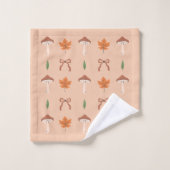 Niedliches Herbstkleid Muster Badehandtuch Set (Waschlappen)