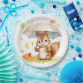 Niedliches Herbstkürbis Pappteller (Party)