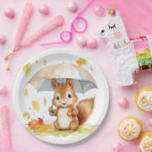 Niedliches Herbstkürbis Pappteller (Party)