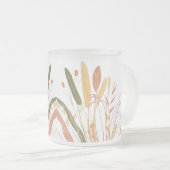 Niedliches Herbstleaves-Muster Mattglastasse (VorderseiteRechts)