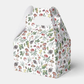 Niedliches Herbstwald | Baby Dusche Gefallen Geschenkschachtel (Rückseite)