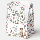 Niedliches Herbstwald | Baby Dusche Gefallen Geschenkschachtel (Geöffnet)