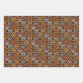 Niedliches Herbstwald Geschenkpapier Set (Vorderseite)