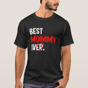 Niedliches Herz Beste Mütter je Valentinstag Mütte T-Shirt