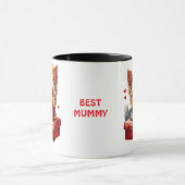 Niedliches Herz der Mutter - Valentinstag Tasse (Zentrum)