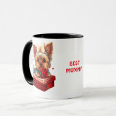 Niedliches Herz der Mutter - Valentinstag Tasse (Vorderseite Links)
