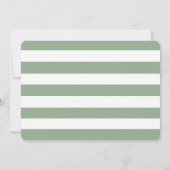 Niedliches Herz Foto Entbinden Dankeskarte (Rückseite)