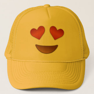 Niedliches Herz für Augen emoji Truckerkappe