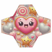 Niedliches Herz Fußball (Flach)