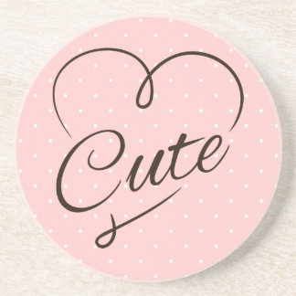 Niedliches Herz-Gekritzel Untersetzer