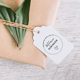 Niedliches Herz | Handgefertigt mit Liebe durch In Permastempel