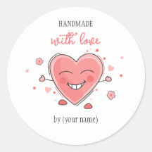 Niedliches Herz Handgefertigt mit Liebe