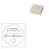 Niedliches Herz | Individuelle Name-Script mit Lie Gummistempel (Stempel)