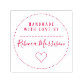 Niedliches Herz | Individuelle Name-Script mit Lie Permastempel (Design)