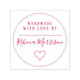 Niedliches Herz | Individuelle Name-Script mit Lie Permastempel