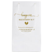 Niedliches Herz Kalligrafie Hochzeitskits Kleines Kleine Geschenktüte (Vorderseite)