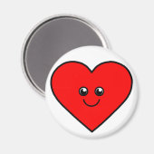 Niedliches Herz Magnet (Vorderseite/Rückseite)