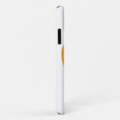 Niedliches Herz mit Augen auf Weiß Case-Mate iPhone Hülle (Hinten/Rechts)