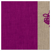 Niedliches Herz Modern Royal Fuchsia Strip Stoff (Nahaufnahme)