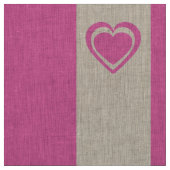 Niedliches Herz Moderner rosa Streifen Stoff (Muster)
