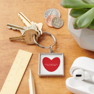 Niedliches Herz nach dem Valentinstag Schlüsselanhänger