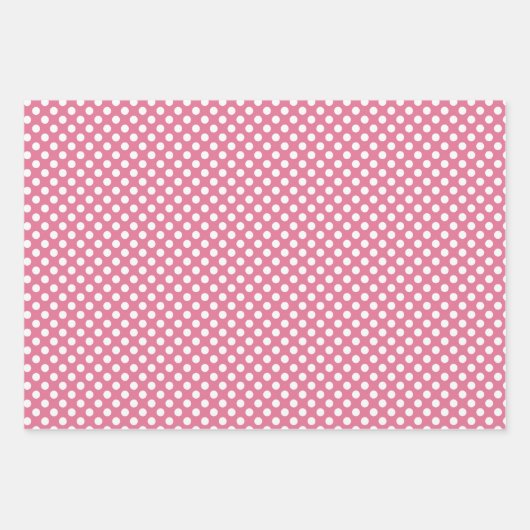 Niedliches Herz-Pastel-Pinks-Muster Geschenkpapier Set (Vorderseite 3)