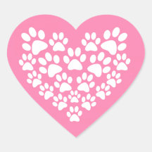 Niedliches Herz rosa Farbe drucken