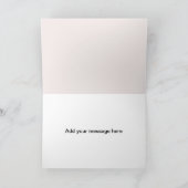 Niedliches Herz-Rosa "zu meiner Mutter an meinem Karte (Innenseite)