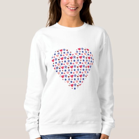NIEDLICHES HERZ SWEATSHIRT (Vorderseite)
