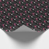 niedliches Herzdesign Geschenkpapier (Ecke)