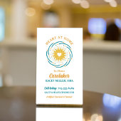 Niedliches Herzdesign Logos Visitenkarte