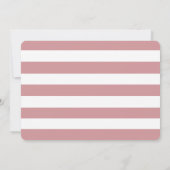 Niedliches Herzfoto Geburtshinweis Dankeskarte (Rückseite)