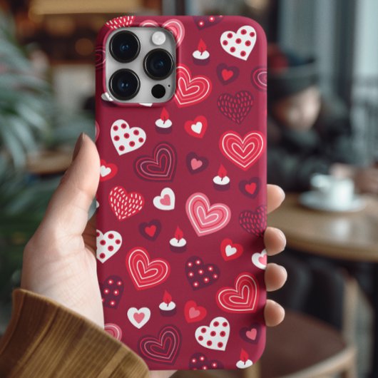 Niedliches Herzmuster Case-Mate iPhone Hülle