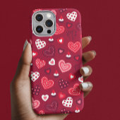 Niedliches Herzmuster Case-Mate iPhone Hülle