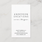 Niedliches Herzmuster | Hintergrund des leuchtende Visitenkarte (Rückseite)