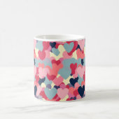 Niedliches Herzmuster Kaffeetasse (Mittel)