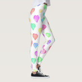 Niedliches Herzmuster Leggings (Rechts)
